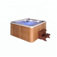 SMS01 Good price Powerful Air bubble jet freestanding acrylic spa massage bathtubs & whirlpools